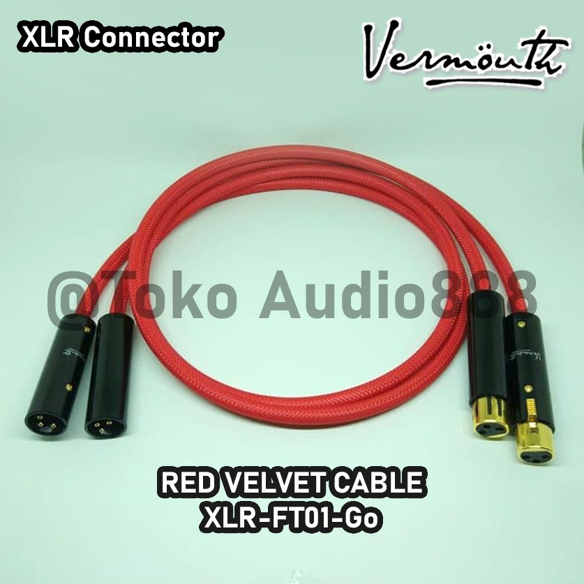 Kabel XLR Vermouth Red Velvet High End XLR to XLR Cable