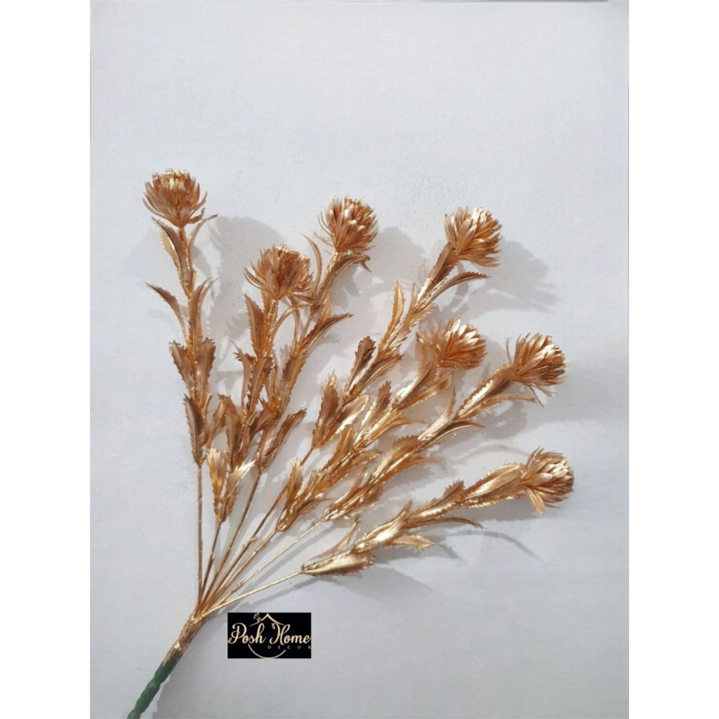 Golden Bunga / Daun emas / Bunga Dekorasi/ bunga kendari