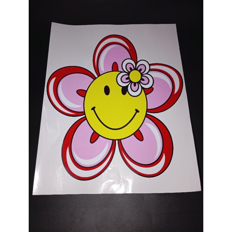 

stiker vinyl gambar besar (bunga-bunga)