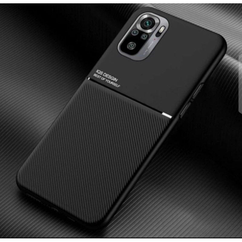 Case Soft Case For Xioami Redmi Note 10 10s 10 Pro Redmi 10 Hard Softcase Magnetik Tekstur Kulit IQS
