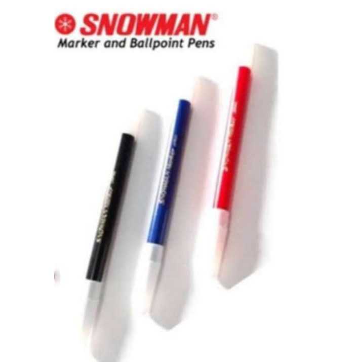 

SPIDOL KECIL SNOWMAN BLACK / RED / BIRU