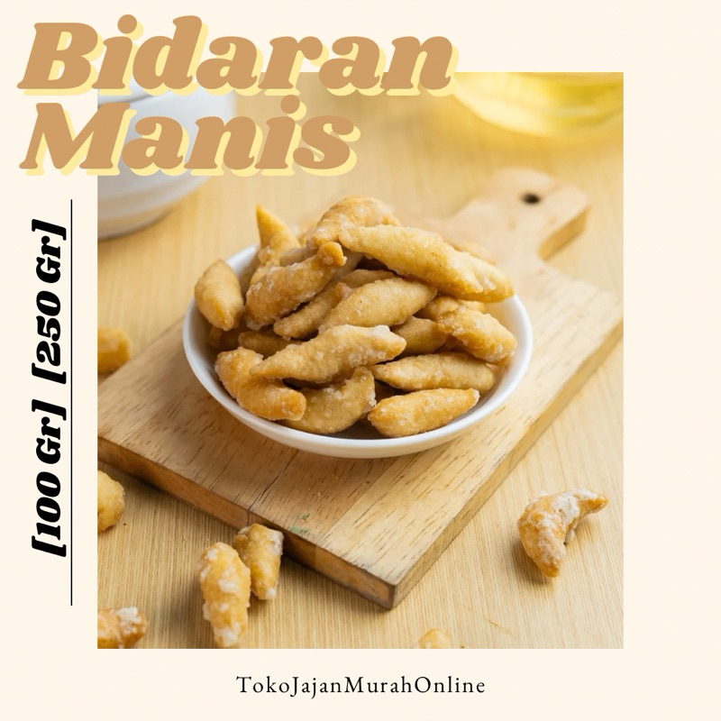 

Camilan Snack Bidaran Manis Gula Salju Renyah & Crunchy Snack Viral [100 gr] [250 gr]