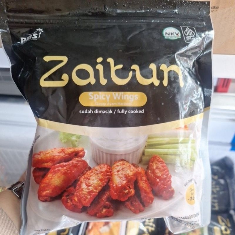 

Zaitun Chicken Spicy Wings 500gr