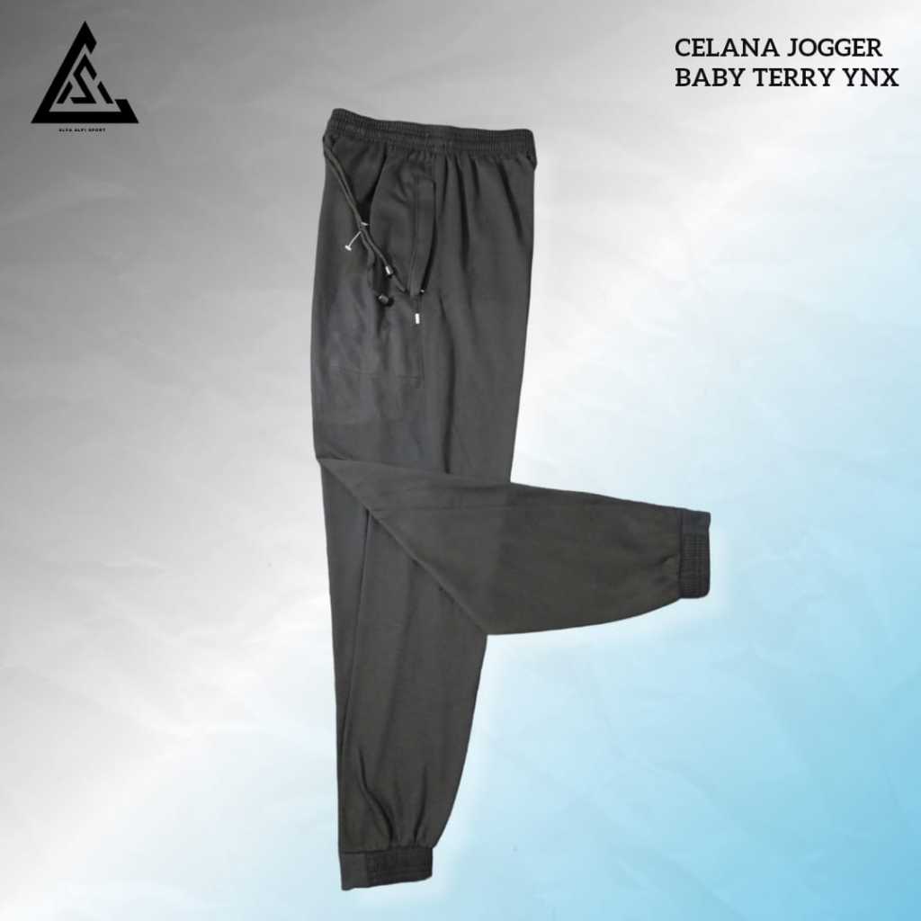 Celana Jogger Pria Wanita Logo YNX / Jogger Korea / Celana Jogger Baby Terry/Celana Olahraga, Jogger