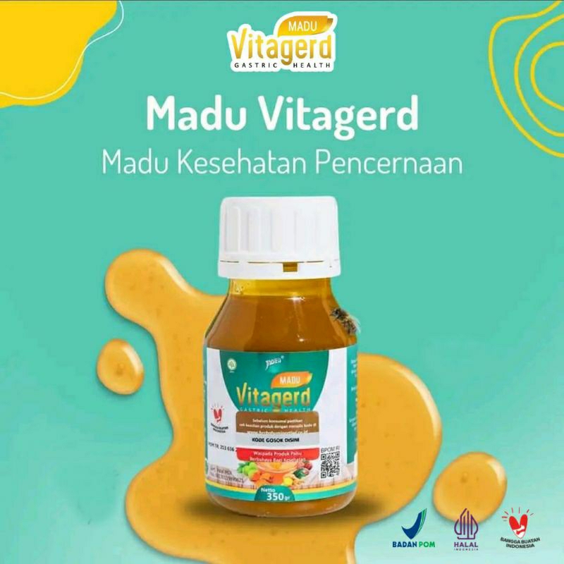 

Vitagerd Madu Lambung 350 Gram | Madu untuk Lambung dan Pencernaan