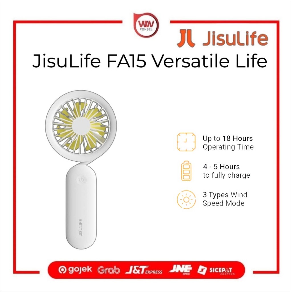Jisulife FA15 Kipas Angin Lipat / Portable Versatile Mini Fan