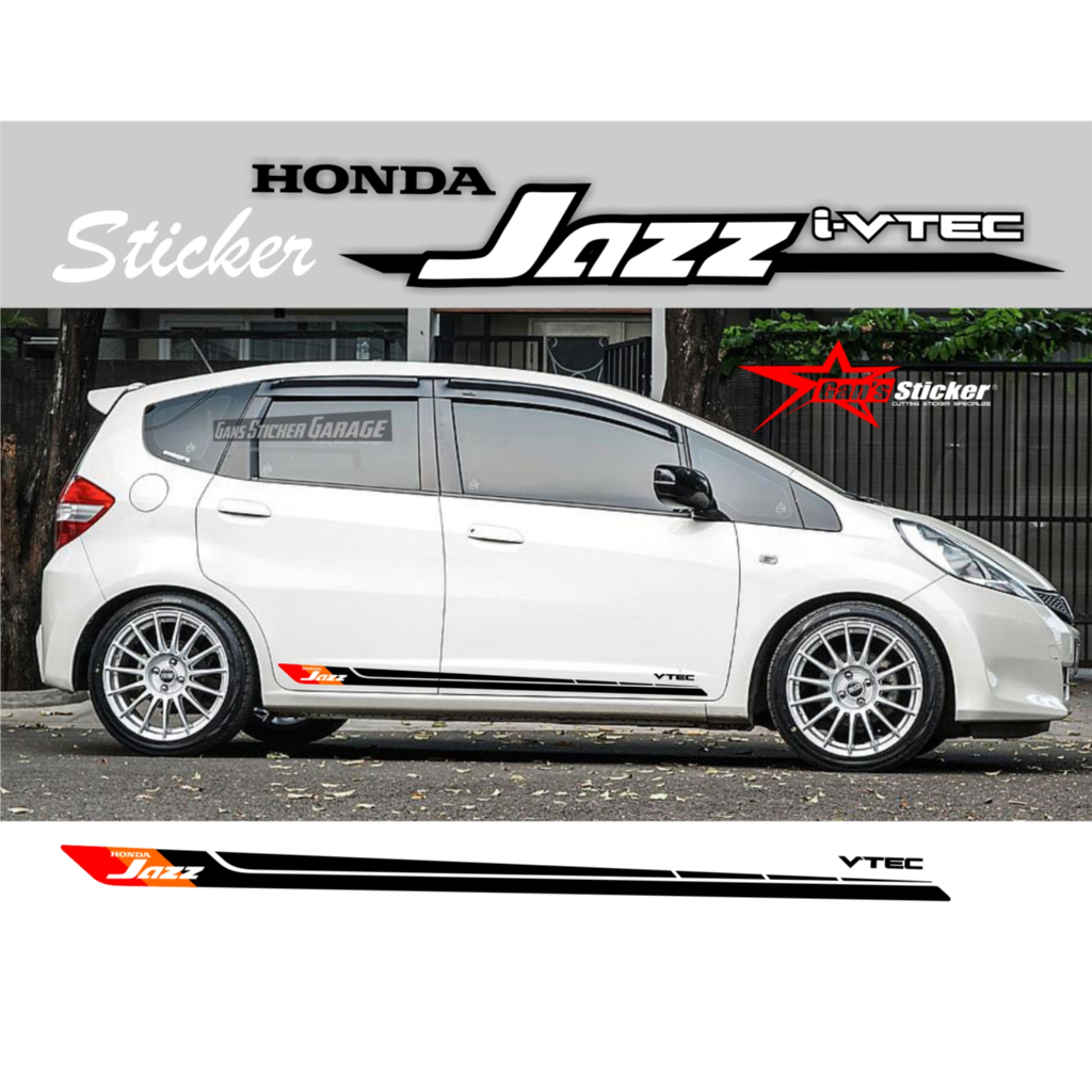 sticker honda jazz ge8 aksesoris honda jazz rs