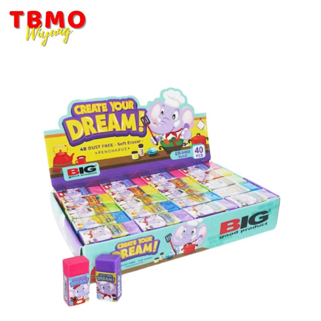 

Tbmo (Pcs) Penghapus B-40 9403 Big Karakter