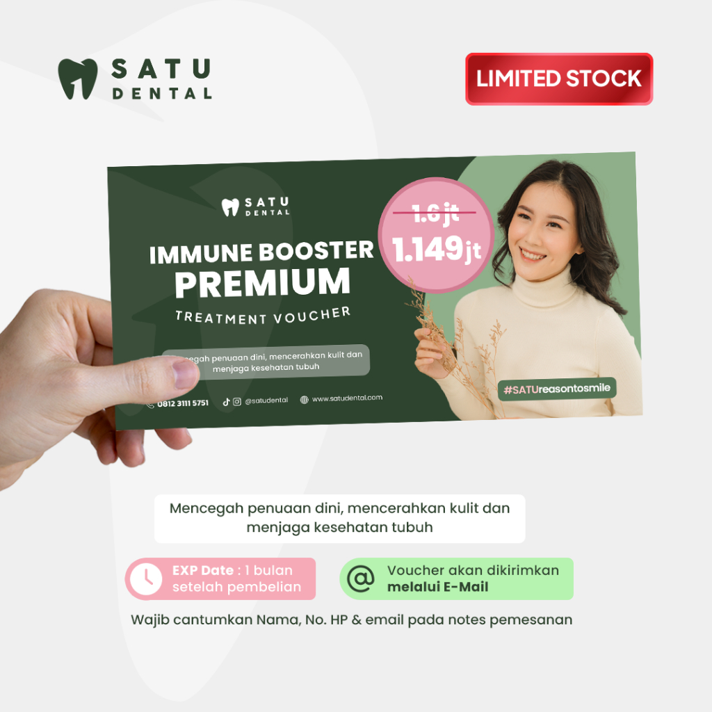 SATU Dental - Voucher Immune Booster Premium / Infus Vitamin