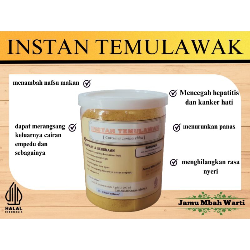 

Instan Temulawak (JAMU MBAH WARTI)