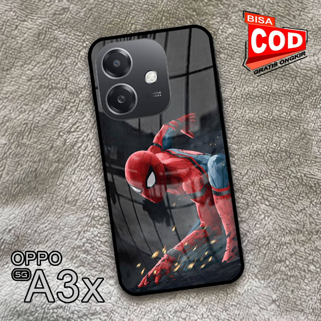 Softcase Glass Kaca | Case Kaca | Casing Kaca | OPPO A3X [S56]