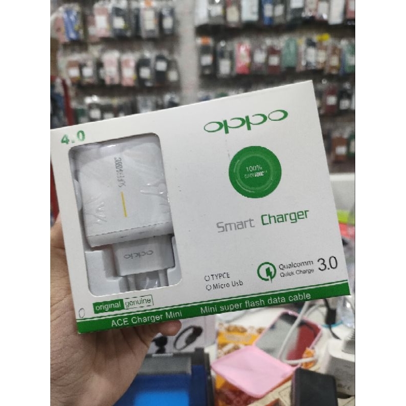 CHARGER OPPO BRAND 5V-3. 1A / SMART FAST CHARGING