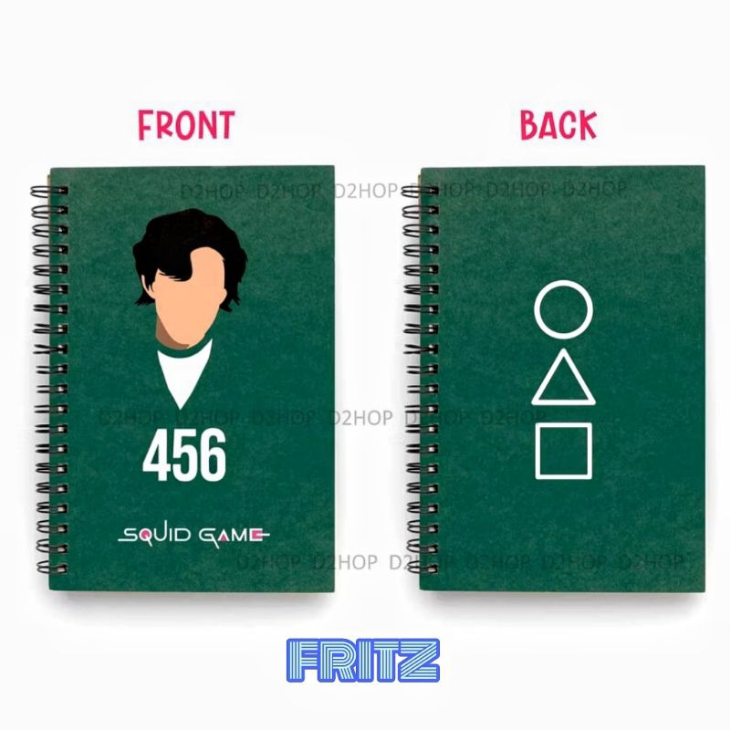 

FRITZ A6 Notebook SQUID GAME - (Kertas: Polos)