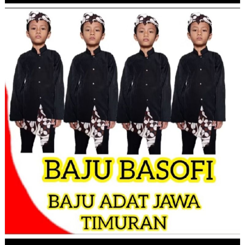baju basofi anak baju cak anak baju adat jawa baju adat jawa timur anak