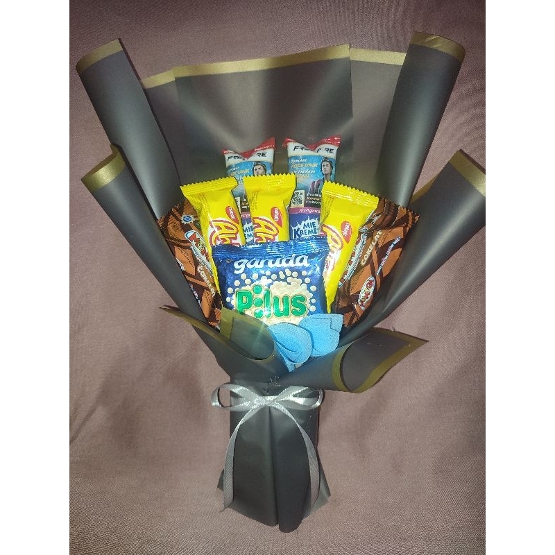 

snack bouquet, buket snack