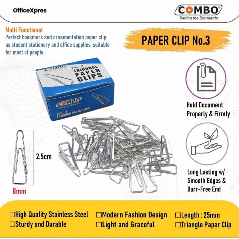 

CLIP PAPER CLIP JOYKO CLIP SURAT 1PCS