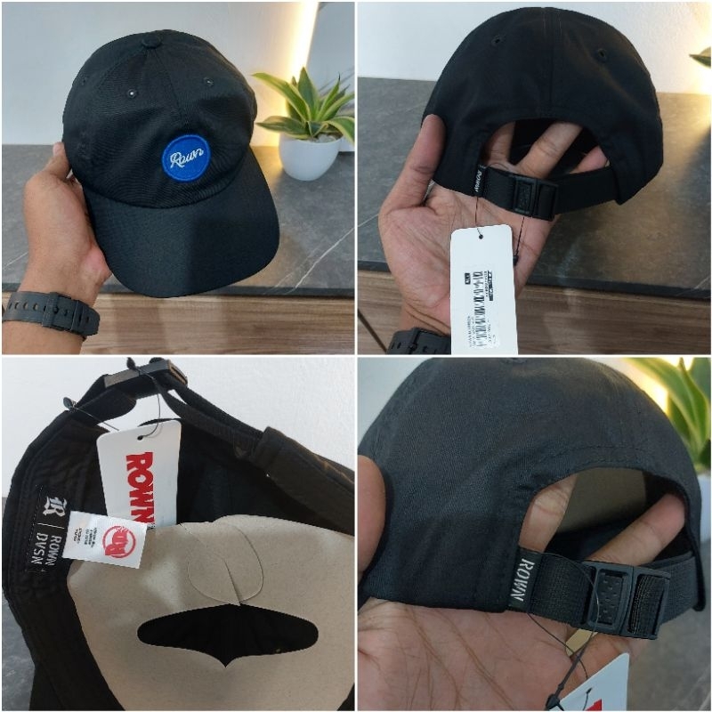 topi/caps Rown dvsn - hitam - original BNWT