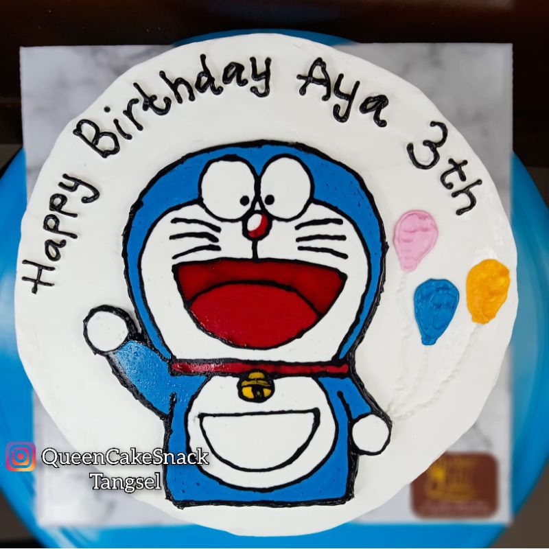 Kue Ulang Tahun Karakter Doraemon Cake Ultah Doremon