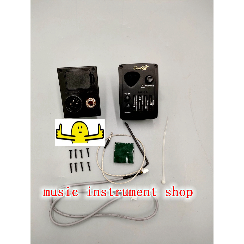 Fullset Preamp Gitar Akustik dengan Equalizer dan Spul Gitar