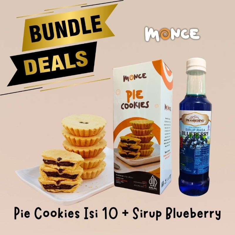 

Pramberino Sirup Blueberry 350ml + Monce Pie Cookies Isi 10