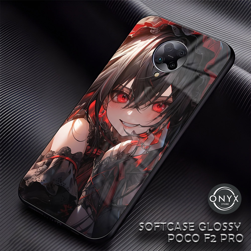 (AA26) Softcase Glossy POCO F2 PRO | Kesing Hp Xiaomi | Case Premium Motif Kurumi