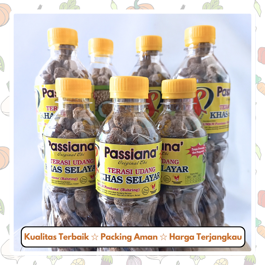 

TERMURAH TERASI UDANG PASSIANA KHAS SELAYAR ISI +50 BIJI SHRIMP PASTE GRATIS PACKING AMAN