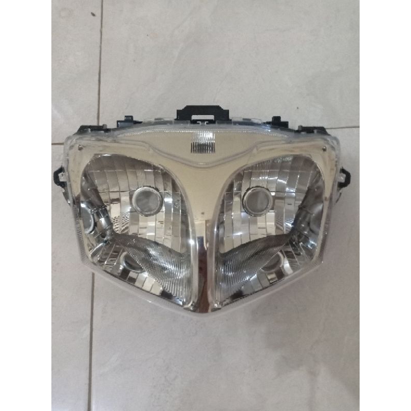 reflektor Supra X 125 fi plus mika kaca, AHM original