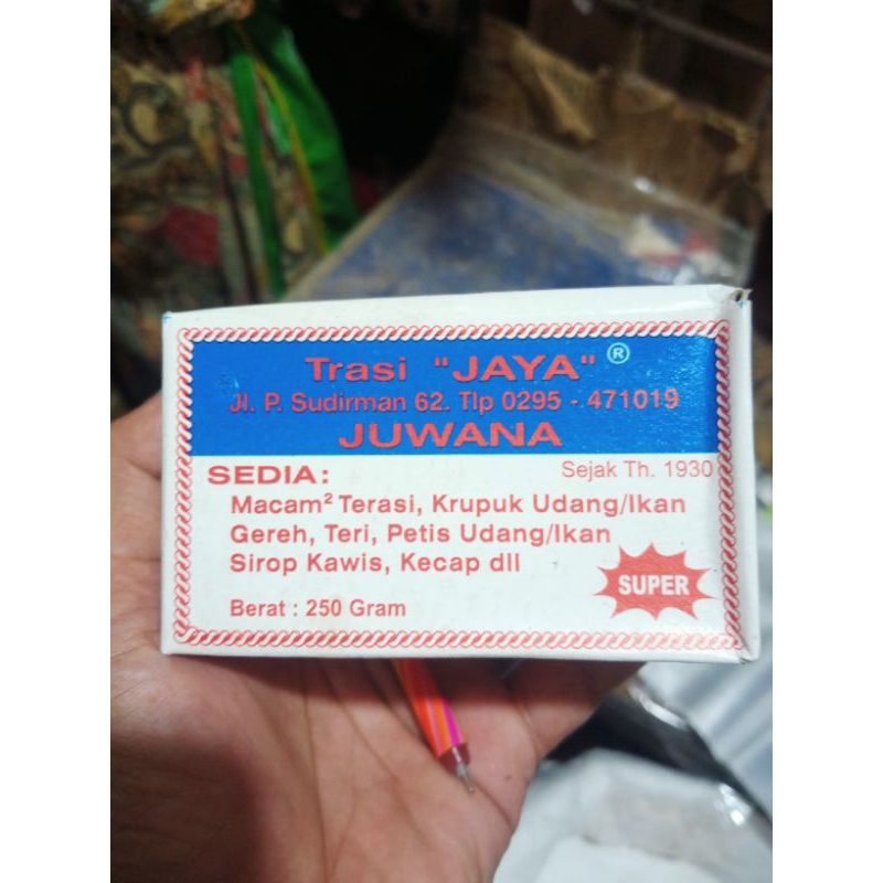 

Terasi udang asli juwana pati 250 gr