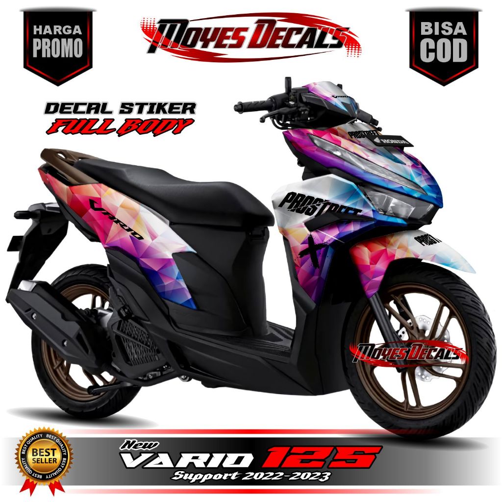Decal Motor Vario 125 New - Stiker Motor Vario 125 New Fullbody Premium - Variasi Motor Honda Vario 