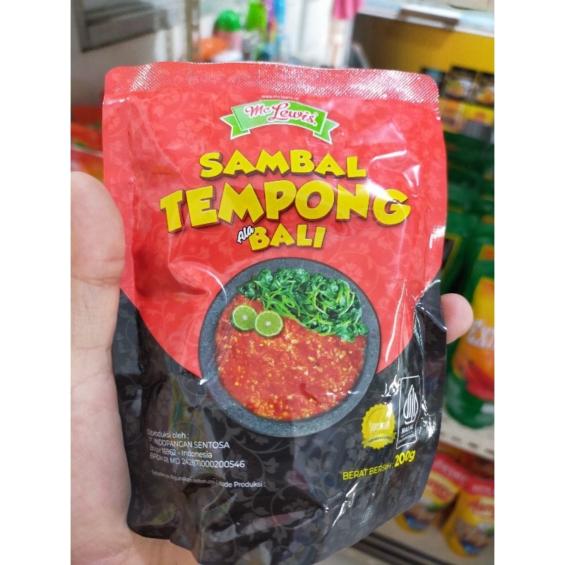 

MC LEWIS SAMBAL TEMPONG 250G