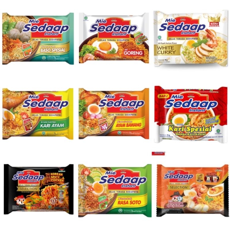 

Mie Sedaap All Variant