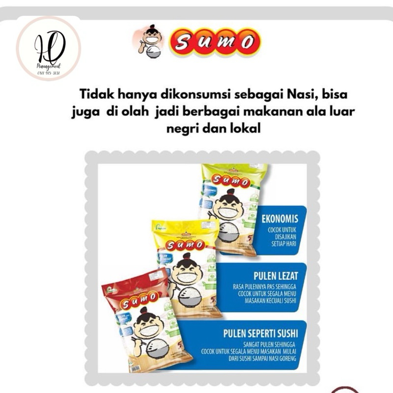 

HD management Beras Sumo Kuning 5kg Bekasi