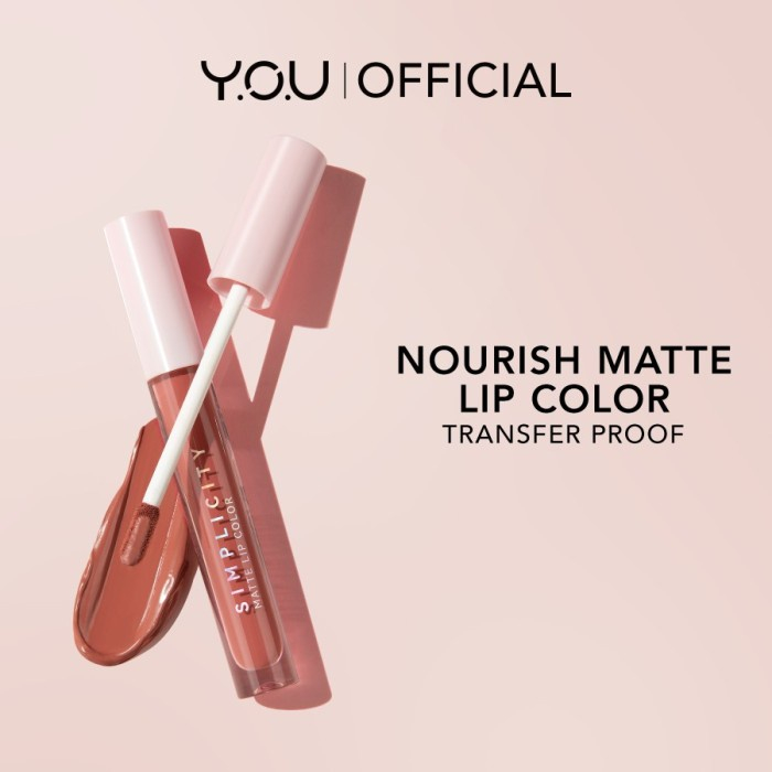 YOU The Simplicity Matte Lip Color - Lipcream Liquid Matte Original BPOM by Y.O.U Makeup