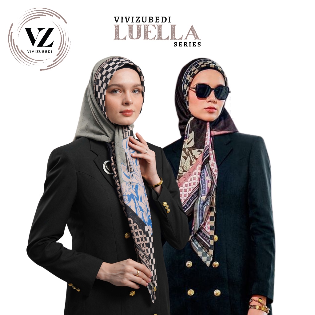 Vivi Zubedi New Luella Scarf / VZ Scarf Luella ORIGINAL by Vivi Zubedi / VZ LUELLA VOAL SCARF