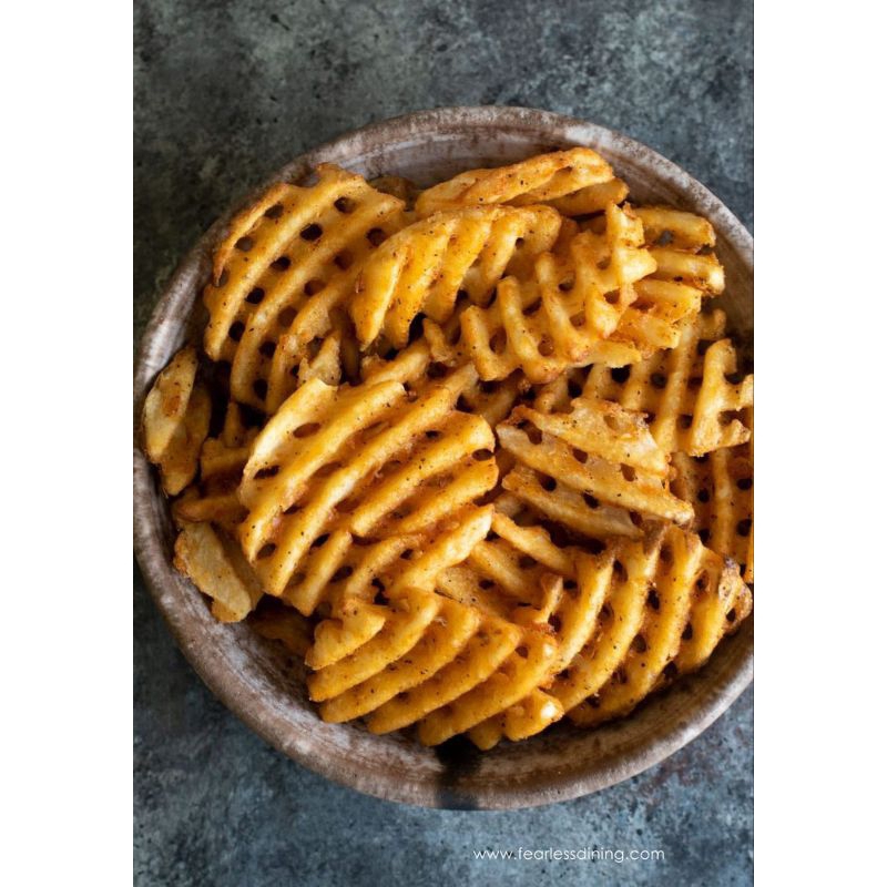 

Kentang waffle/crisscut Redstone by McCain/ seasoned french fries/ coated french fries/ kentang goreng bumbu MC Cain