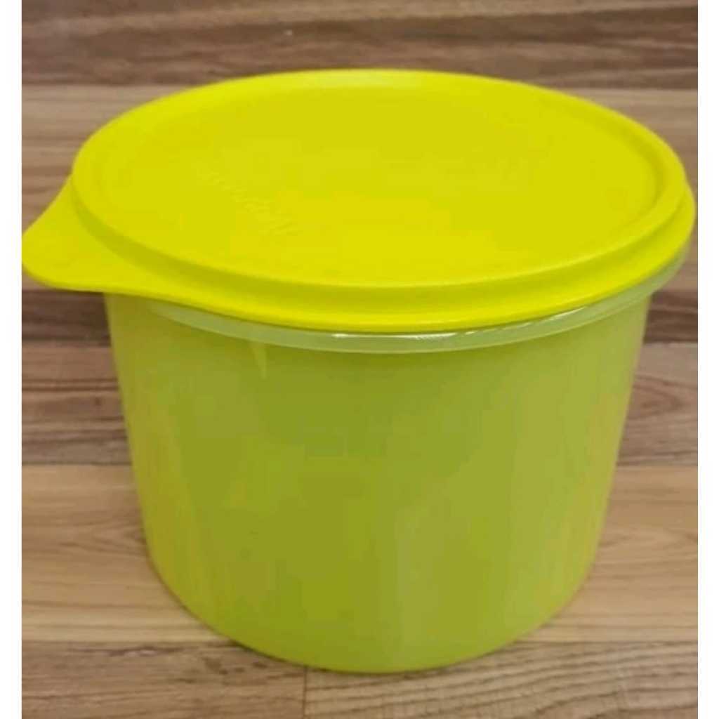 TUPPERWARE Texture Canister 1,7L Hijau Pupus (Lime) 1 buah