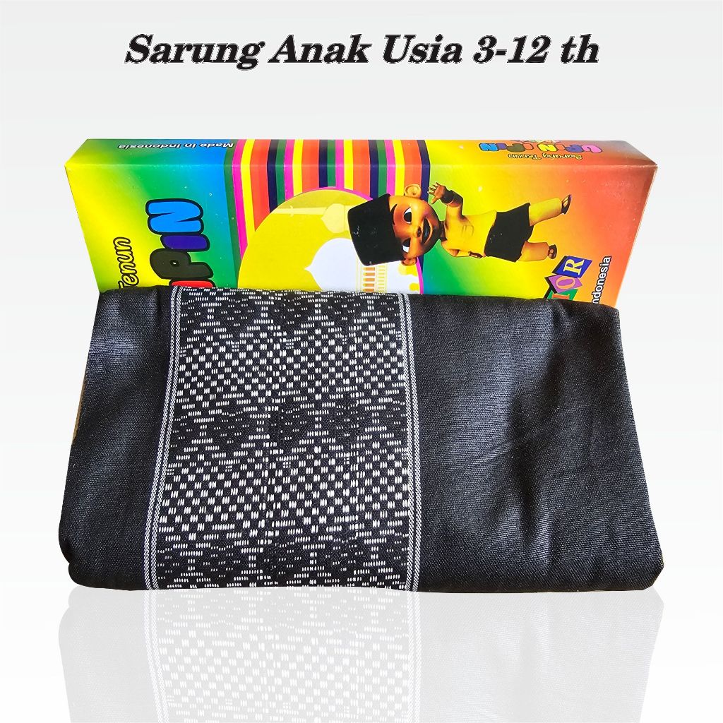 Sarung Anak-Anak SD/ Sarung Gajah Mara Junior Sarung Anak Kids Kain Sain Sarung Anak Kain Anak