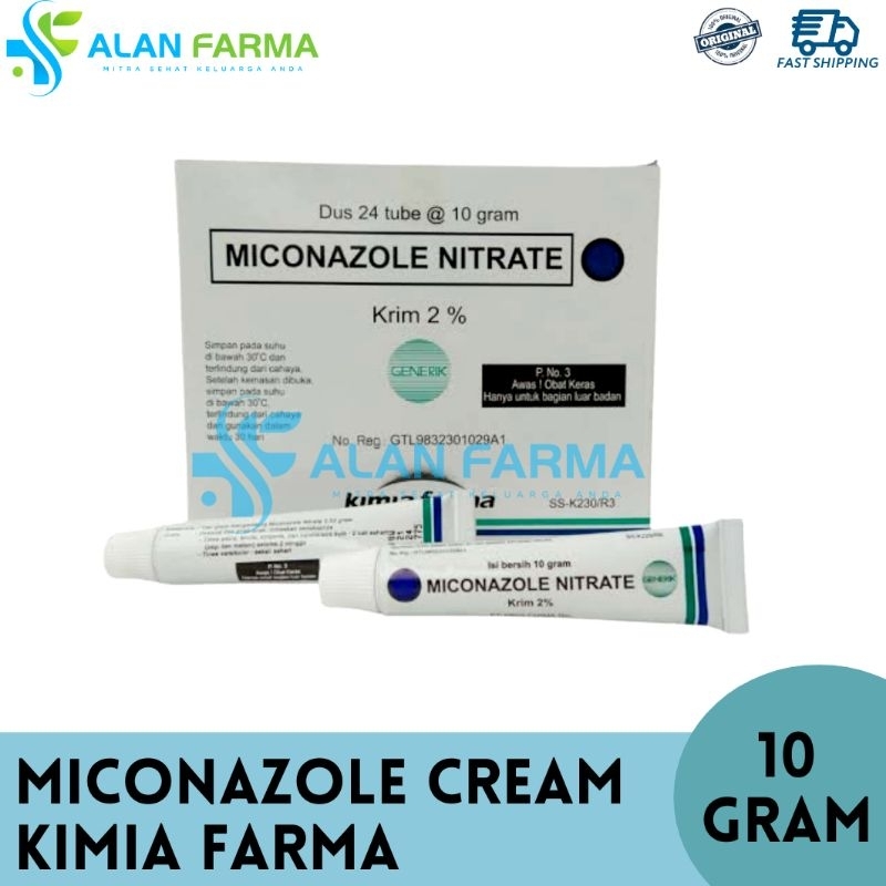 Miconazole Cream Generik Kimia Farma 10 gram | Salep Miconazole | Salep Anti Jamur