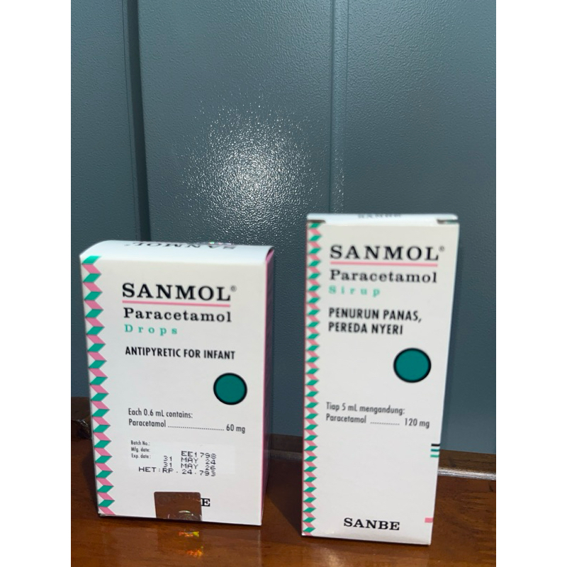 Sanmol paracetamol obat demam bayi dan anak