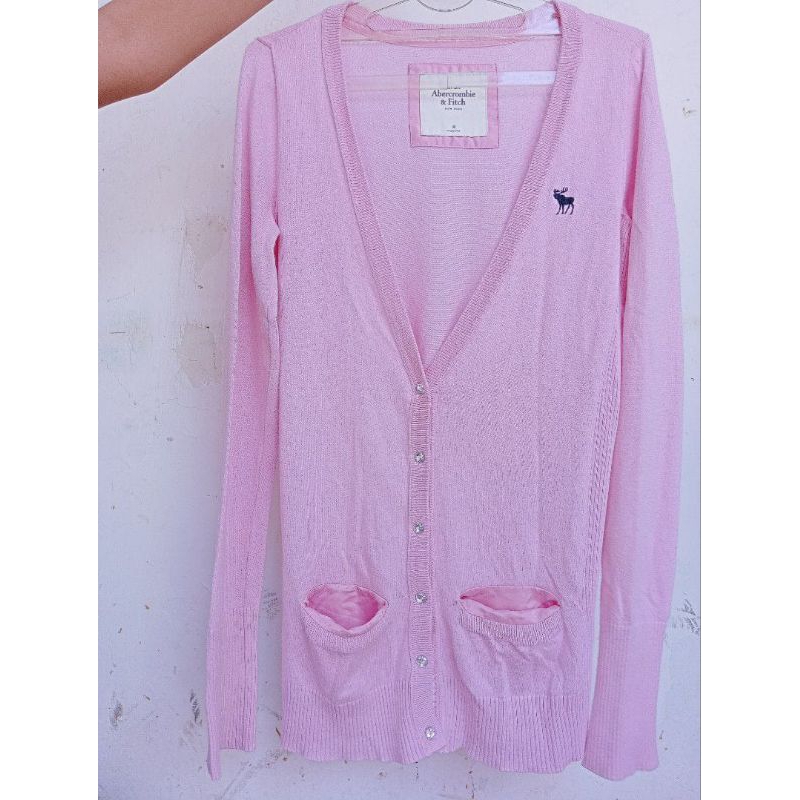 cardigan Abercrombie & finch baby pink