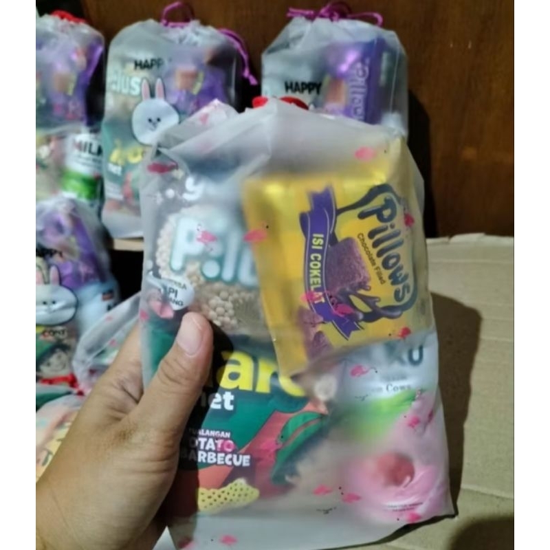 

Paket Snack Ultah Murah Pouch Free Request Custome