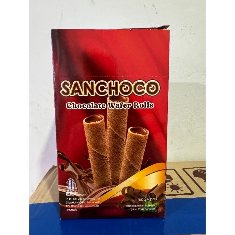 

Sanchoco Chocolate Wafer Rolls