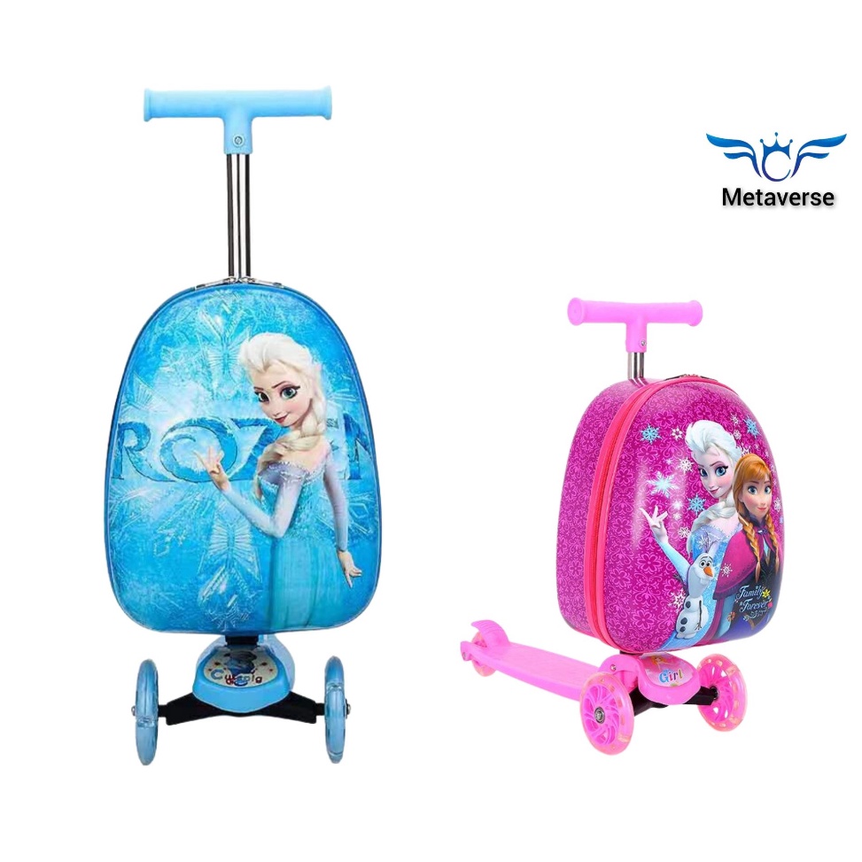 Barang Pilihan Metaverse Koper Skuter Anak Cartoon