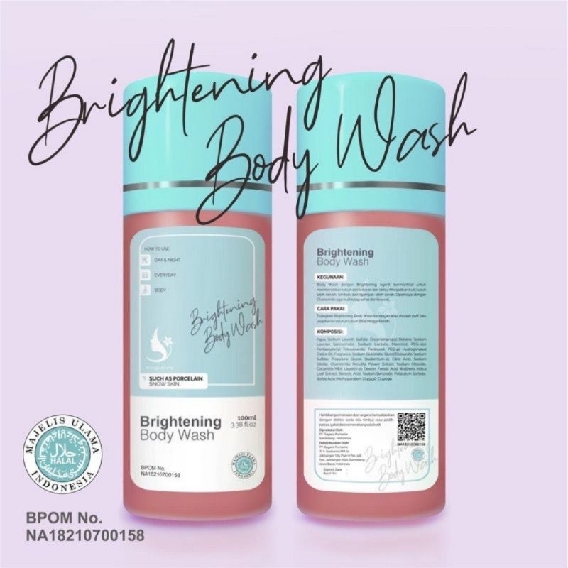 ❤️ dr Titik Wahyuningsih ❤️ Brightening Body Wash | Sabun Pemutih Whitening | Sabun Badan Dosis Ting