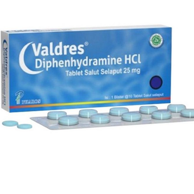 VALDRES 25 MG 1 STRIP ISI 10 TABLET