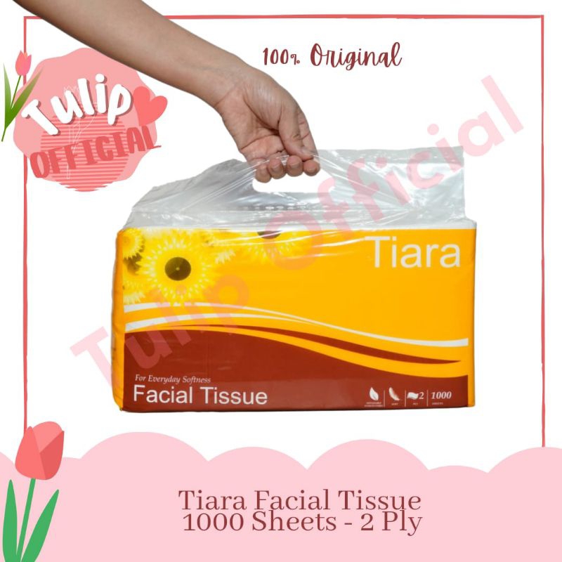 GROSIR 1 BAL Tisu Tissue Facial TIARA 1 Sheets isi