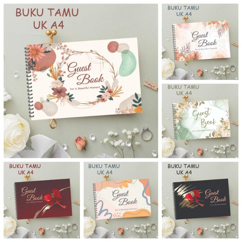 

BUKU TAMU PERNIKAHAN/GUEST BOOK PREMIUM/WEDDING/PERNIKAHAN/KERTAS/BUKU TAMU PERNIKAHAN PREMIUM