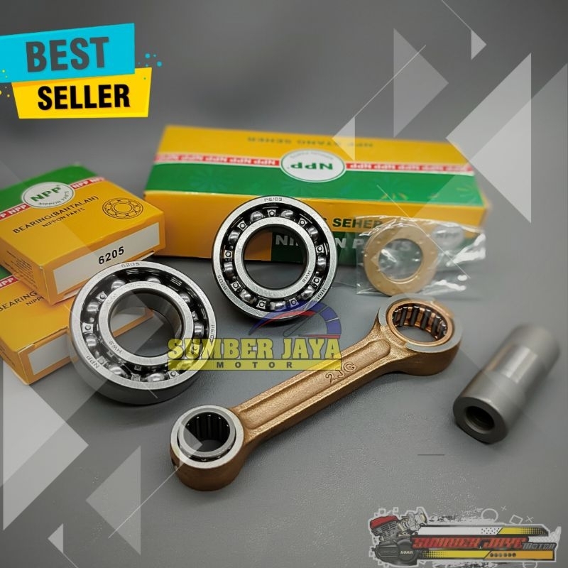 RB sepaket stang seher npp set bearing kruk as fizr f1zr force 1 original npp