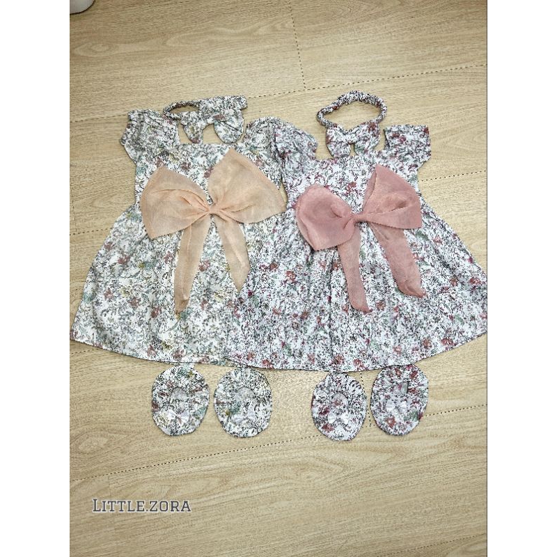 Baju Bayi Perempuan Katun Jepang Motif Bunga