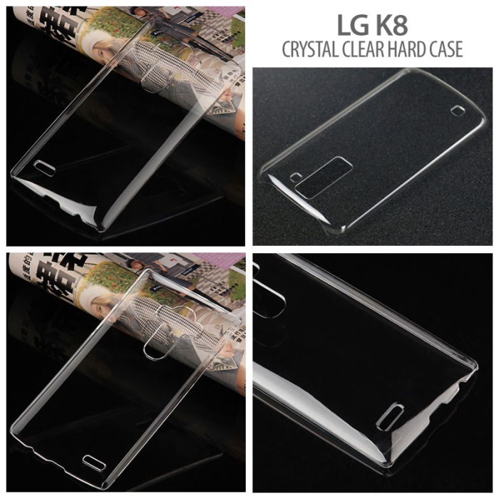 PAPER CLEAR HARDCASE [ LG K10 / LG K8 ] Hard Case Bening Ultra Slim